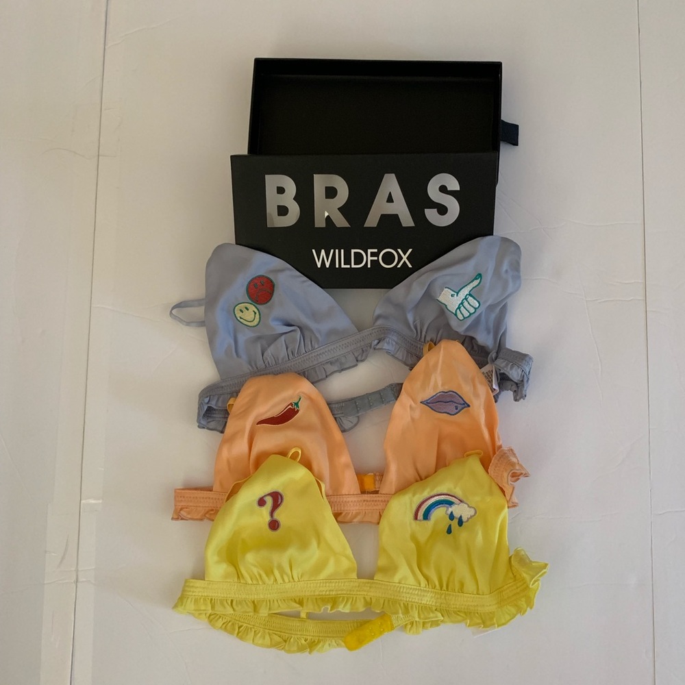 Wild fox Day of the week triangle Bra